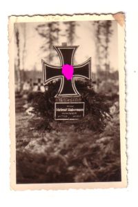 61177 Foto Grab eines Oberjägers 4. Kompanie Gebirgs Jäger Regiment 218 von 1942