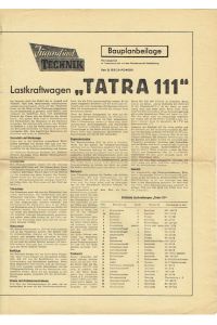 Lastkraftwagen Tatra 111