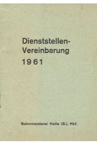 Dienststellen-Vereinbarung 1961
