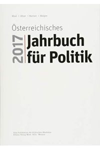 Österreichisches Jahrbuch für Politik 2017.