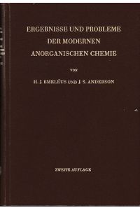 Ergebnisse und Probleme der modernen anorganischen Chemie.