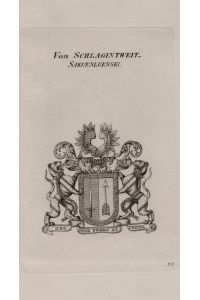 Von Schlagintweit-Sakuenluenski - Schlagintweit-Sakünlünski Wappen coat of arms Heraldik heraldry
