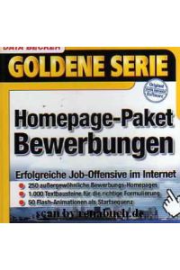 Homepagepaket Bewerbungen (Buch + CD)