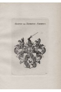 Grafen von Nayhauss-Cormons - Nayhauß-Cormons Wappen coat of arms Heraldik heraldry