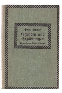 Legenden und Erzählungen. Berechtigte Übersetzung aus dem Schwedischen von Francis Maro.
