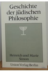 Geschichte der jüdischen Philosophie.