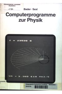 Computerprogramme zur Physik.