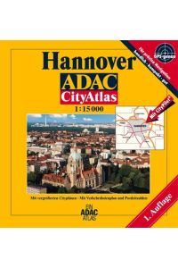 ADAC Cityatlas Hannover: ADAC CityAtlas . 1:15. 000; GPS-genau