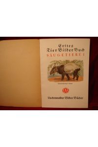 Tierbilderbuch Säugetiere. Erster Teil - Erstes Tier Bilder Buch. Säugetiere 1.   - (Luckenwalder Bilder Bücher).