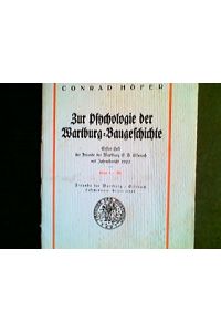 Zur Psychologie der Wartburg-Baugeschichte.
