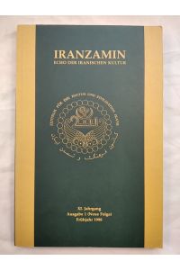 Iranzamin - Echo der iranischen Kultur - XI. Jahrgang, Ausgabe 1.