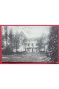 Ansichtskarte AK Dilbeek. Chateau de Wolsem (Feldpost Stempel 3. Kompagnie Landsturm Infanterie Bataillon Crefeld VII/46)