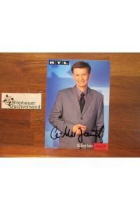 Original Autogramm Günther Jauch TV Moderator /// Autogramm Autograph signiert signed signee