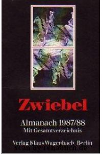 Zwiebel Almanach 1987/88
