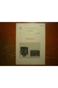 Physik Lehrmittelbeiblatt 132 Hochfrequenztechnik - Mittelwellengenerator.