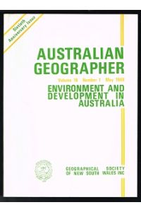 Volume 19, Number 1, May 1988: Theme papers on environment and development in Australia. -