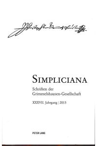 Simpliciana: Schriften der Grimmelshausen-Gesellschaft, 37 ( 2015).