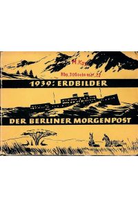 1939: Erdbilder.   - 51 (statt 52) farbige Bilder mit erklärendem Text und auf der Rückseite auf Karten (11 x 14,5 cm).