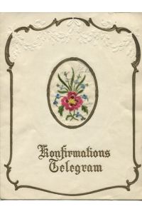 Schmucktelegramm: Konfirmations Telegram.