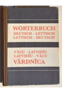 Wörterbuch Deutsch-Lettisch / Lettisch-Deutsch - Vacu-Latviesu / Latviesu-Vacu Vardnica.