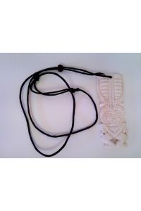 Verstellbares Band Tiki-Kette Halskette Surferkette, Talisman, wohl indianisch