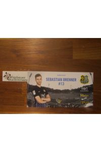 Autogrammkarte Sebastian Brenner 1. FC Saarbrücken Saison 2016 2017
