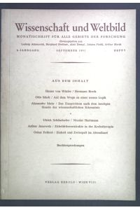 Auf dem Wege zu einer neuen Logik. - in: Wissenschaft und Weltbild, Monatssschrift für alle Gebiete der Forschung 4. Jhg. 1951 Heft 7.