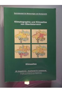 2 Bände Klimatographie und Klimaatlas von Oberösterreich.