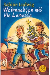 Weihnachten mit lila Lametta
