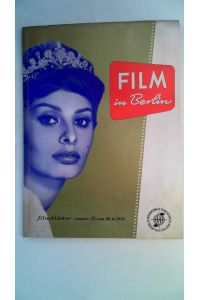 Filmblätter Nr. 25 vom 20. 6. 1959 - Film in Berlin,   - Offizieller Fest-almanach der IX Internationalen Filmfestspiele Berlin 1959,