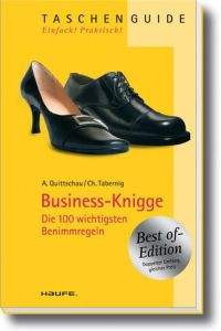 Business-Knigge: Die 100 wichtigsten Benimmregeln (Taschenguide)
