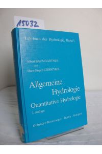 Allgemeine Hydrologie. Quantitative Hydrologie. Lehrbuch der Hydrologie, Band 1
