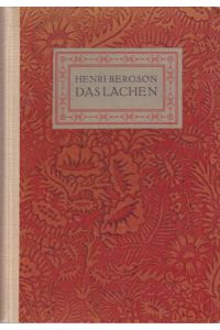 Das Lachen.   - Übersetzt von Julius Frankenberger und Walter Franzel.