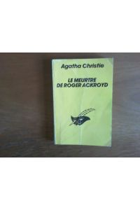 Le Meutre de Roger Ackroyd.   - Traduit de l'anglais par Mitriam Dou-Desportes. Collection  Le Masque.