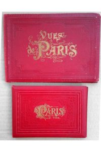 Konvolut 2 Leporellos von Paris: Paris 31 vues/Vues de Paris