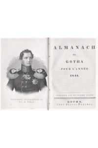 Almanach de Gotha pour l'année 1841.