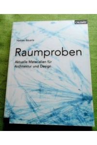 Raumproben.   - Aktuelle Materialien für Architektur und Design.