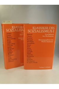 Klassiker des Sozialismus. Beide Bände. [Neubuch]  - Band 1 : Von Babeuf bis Plechanow - Band 2: Von Jaurés bis Herbert Marcuse