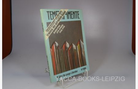 Temperamente : Blätter für junge Literatur ; Zweimonatsschr. 4/1989  - Literaturwettbewerb zum Vierzigsten / Training des aufrechten Ganges