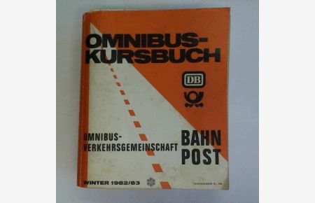 Bahnbus- und Postomnibuslinien Winterfahrplan 26. 09. 1982 - 28. 05. 1983