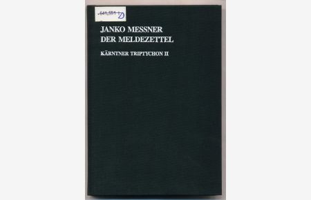 Janko Messner Der Meldezettel  - Kärntner Triptychon II, Holzschnitte