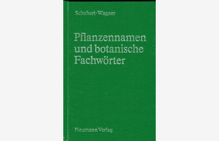Pflanzennamen und botanische Fachwörter, Botanisches Lexikon