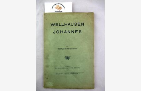 Wellhausen und Johannes