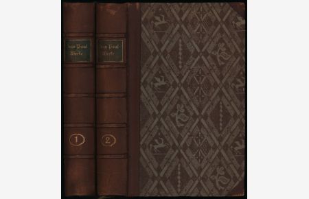Jean Pauls Werke. Auswahl in 2 Bänden. 2 Bände (komplett).