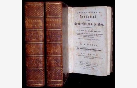 Johann Hübner's Zeitungs- und Conversations-Lexikon. Bände 1 bis 3 (von 4)