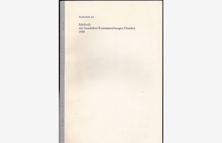 Die Zeichnungssammlung Gottfried Wagner (Sonderdruck)