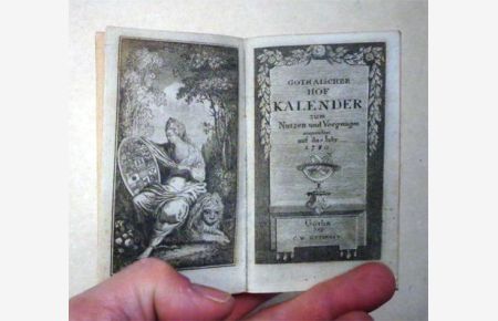 Gothaischer Hofkalender zum Nutzen und Vergnügen eingerichtet auf das Jahr 1780.