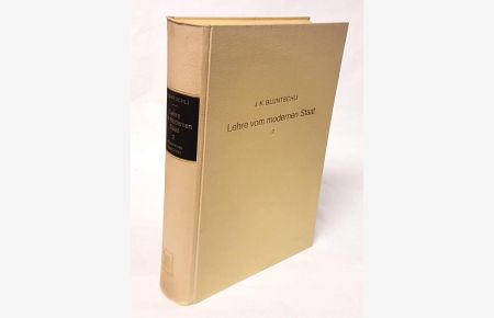 Lehre vom modernen Staat, Band 2: Allgemeines Staatsrecht.   - 6. Auflage, durchgesehen von Edgar Loening.