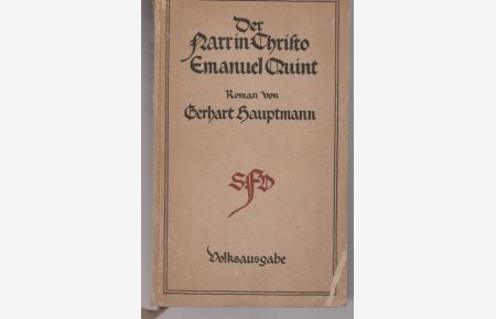 Der Narr in Christo Emanuel Quint. Die Insel der großen Muter.   - Zwei Romane.