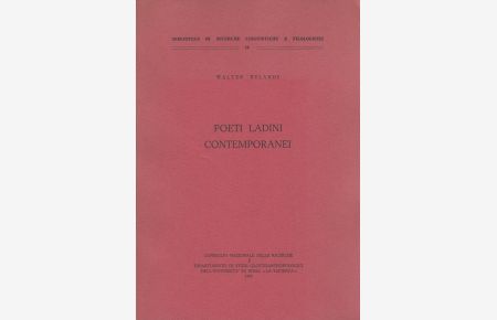 Poeti ladini contemporanei (Italiano)